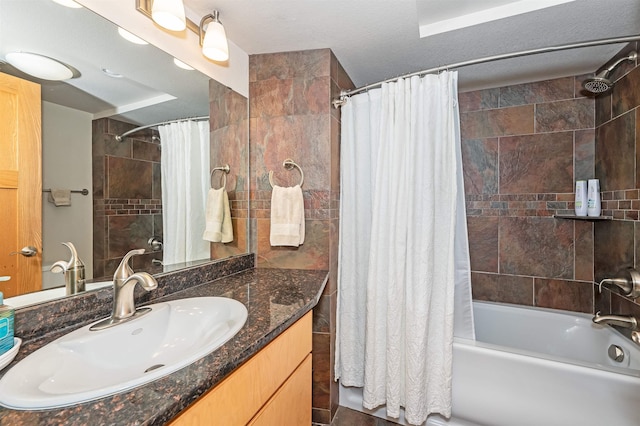 2126 Water St Unit L306, Duluth, MN 55812 - bathroom with vanity and shower / bath combo with shower curtain