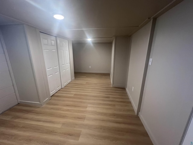 10 Canosia Rd, Esko, MN 55733 - hallway with light wood-style flooring and baseboards
