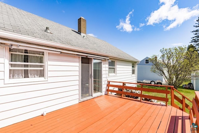 2611 Chambersburg Ave, Duluth, MN 55811 - view of wooden deck