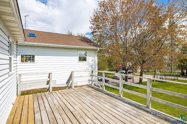 4124 Gilliat St, Duluth, MN 55804 - view of deck