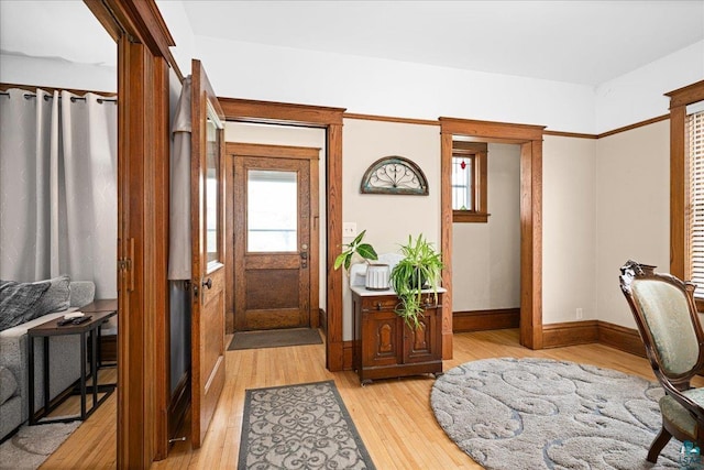 26 N 59th Ave W, Duluth, MN 55807 - foyer entrance with light wood finished floors and baseboards