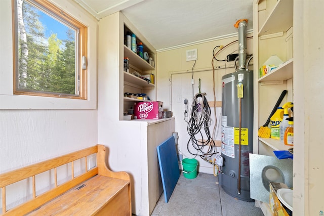 9320 W Branch Rd, Duluth, MN 55803 - utility room with gas water heater