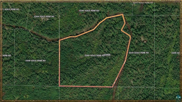 2260 Goldmine Rd, Ely, MN 55731 - map / location with property boundaries highlighted