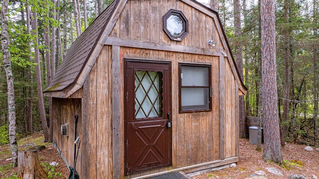 2260 Goldmine Rd, Ely, MN 55731 - view of outdoor structure with central air condition unit