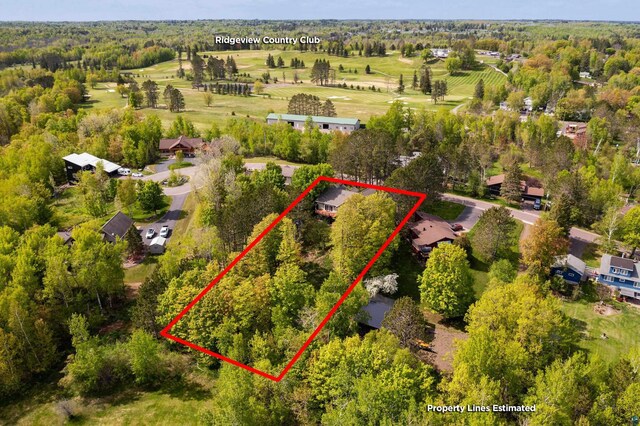 596 W Wabasha St, Duluth, MN 55803 - aerial overview of property's location featuring property boundaries highlighted