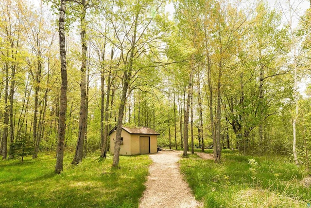 5036 Silver Leaf St, Hermantown, MN 55811 - view of yard featuring a view of trees