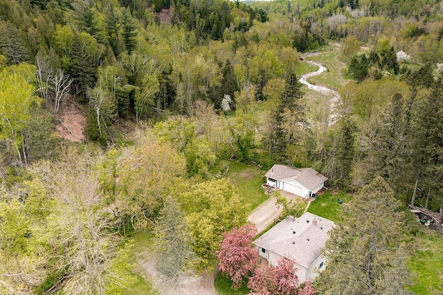 13107 W 9th St, Duluth, MN 55808 - view of subject property with a heavily wooded area