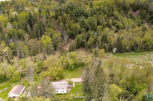 13107 W 9th St, Duluth, MN 55808 - aerial view of property and surrounding area featuring a forest