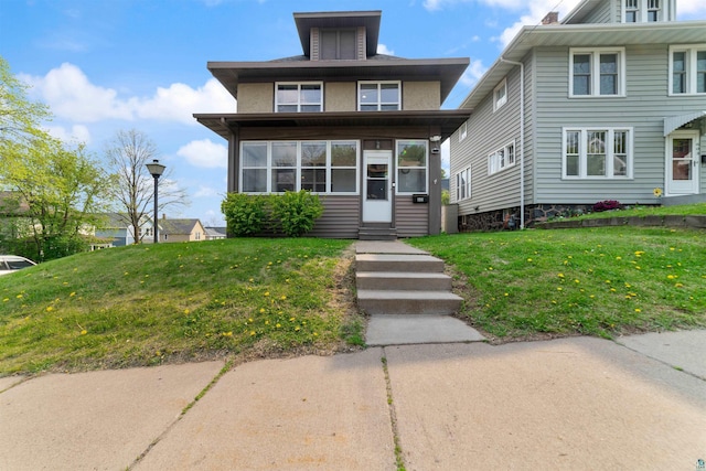 601 N 22nd Ave W, Duluth, MN 55806 - traditional style home with a front yard and entry steps
