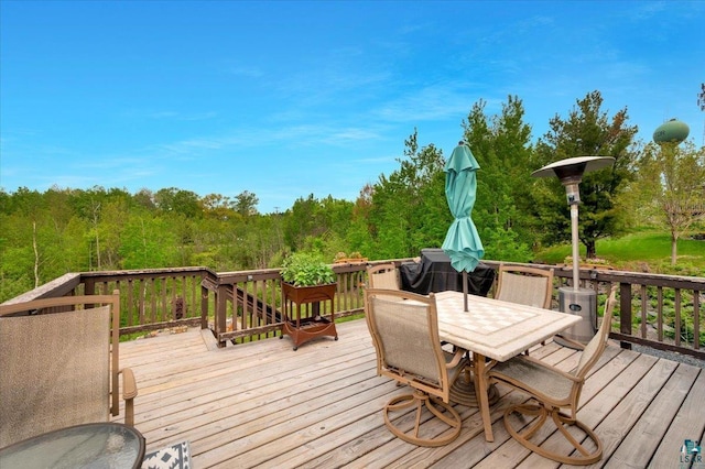 1505 Coachlight Crk, Proctor, MN 55810 - deck with outdoor dining space