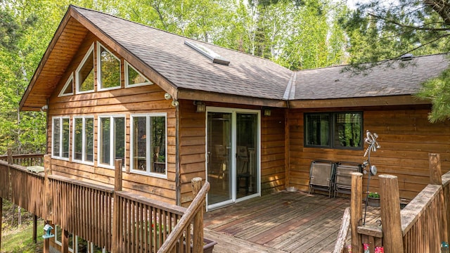 3984 Stocking Point Dr, Ely, MN 55731 - view of wooden deck