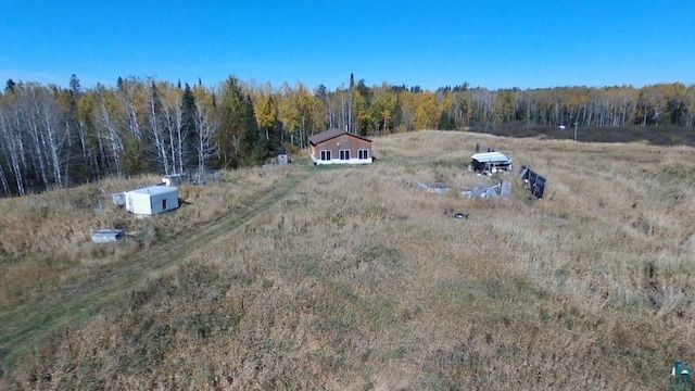 3217 Vermilion Trl, Makinen, MN 55763 - aerial view of sparsely populated area featuring a forest