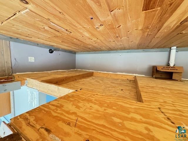 3217 Vermilion Trl, Makinen, MN 55763 - additional living space with wood ceiling