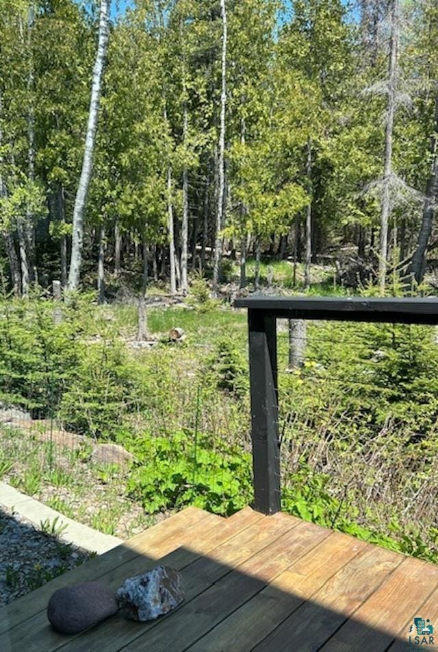 328 Gunflint Trl, Grand Marais, MN 55604 - view of deck