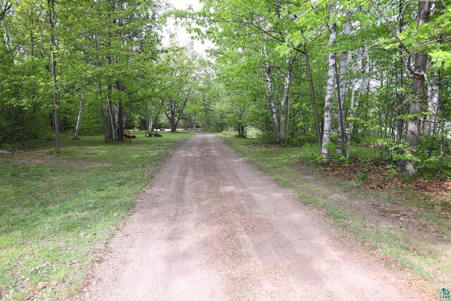 5004 W Rd, Moose Lake, MN 55767 - view of road with a forest view