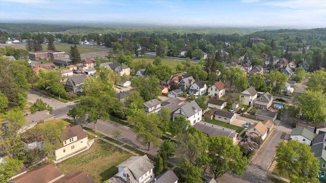 620 Hayes St, Eveleth, MN 55734 - aerial overview of property's location featuring nearby suburban area
