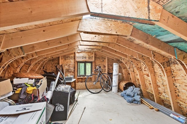 4605 Mccomber Rd, Duluth, MN 55803 - view of unfinished attic