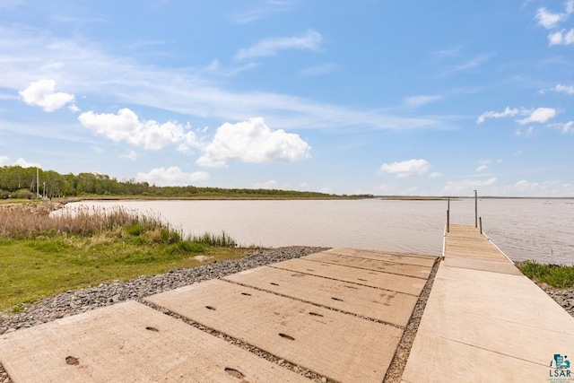 4605 Mccomber Rd, Duluth, MN 55803 - dock with a boat ramp and a water view