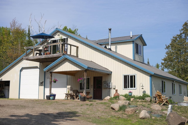 72 Sled Dog Trl, Hovland, MN 55604 - view of front facade with metal roof