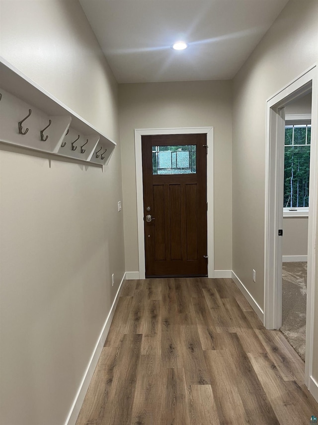 5036 W Arrowhead Rd, Hermantown, MN 55811 - entryway featuring wood finished floors and recessed lighting