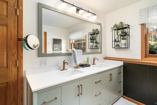 4409 Cedarway Rd, Duluth, MN 55810 - bathroom with double vanity