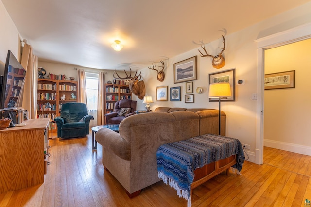 1 W Railroad St, Ely, MN 55731 - living room with hardwood / wood-style flooring and baseboards