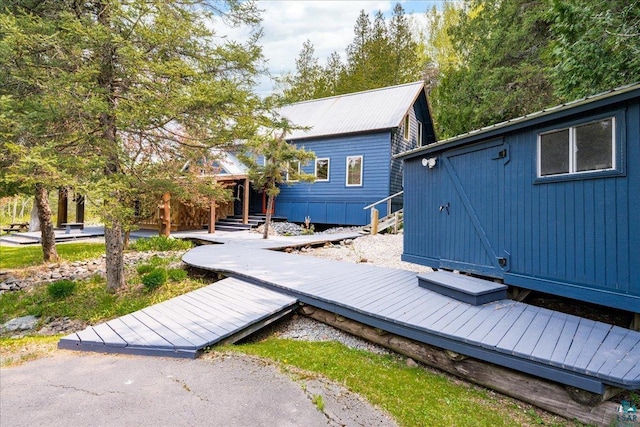 115 Copperhead Rd, Knife River, MN 55616 - view of wooden deck