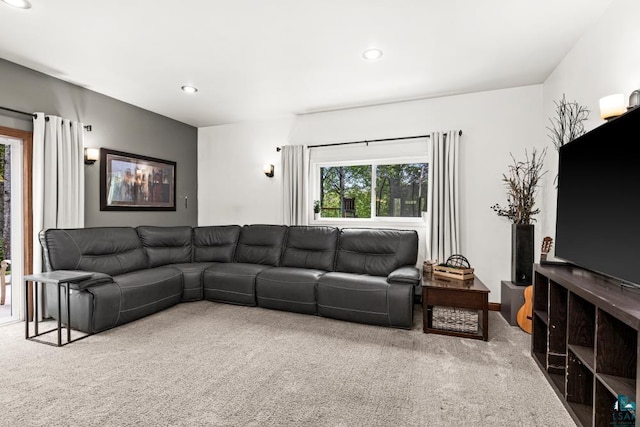 5386 Martin Rd, Duluth, MN 55811 - living room with carpet flooring and recessed lighting