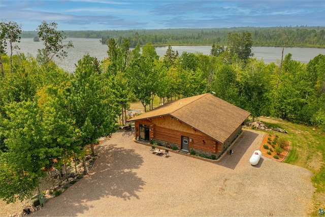 2137 Deer Ridge Rd, Ely, MN 55731 - aerial view of property and surrounding area with a nearby body of water and a forest