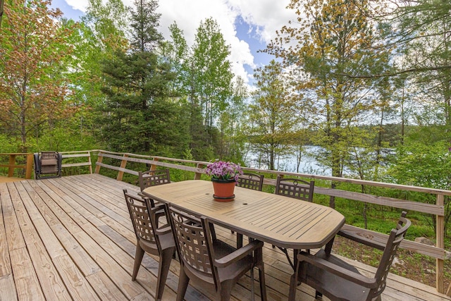 3666 Mackie Rd, Ely, MN 55731 - deck with outdoor dining space