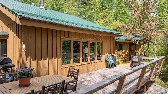 3666 Mackie Rd, Ely, MN 55731 - deck featuring outdoor dining space