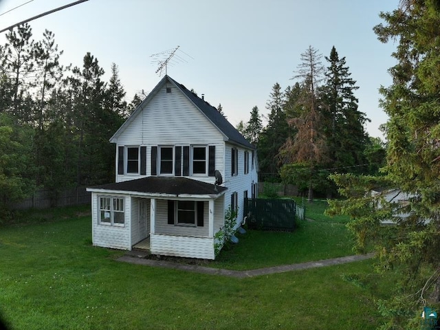 3756 Main St, Barnum, MN 55707 - view of front of property featuring a front lawn