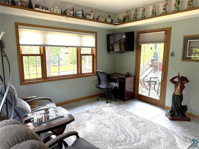 58950 State Highway 23, Sandstone, MN 55072 - office area featuring plenty of natural light and baseboards