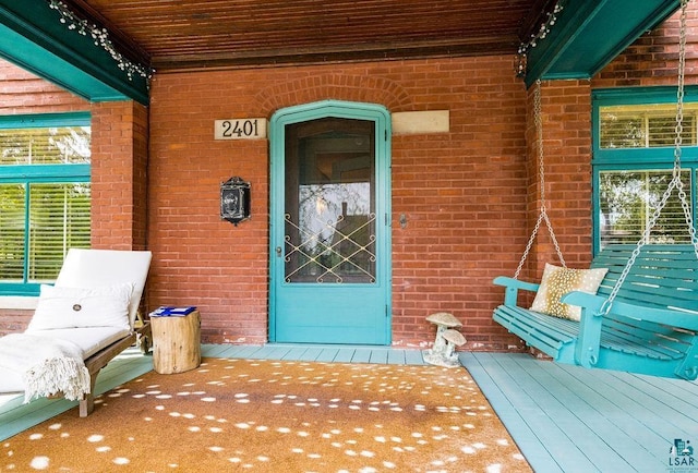 2401 E 5th St, Duluth, MN 55812 - property entrance with brick siding
