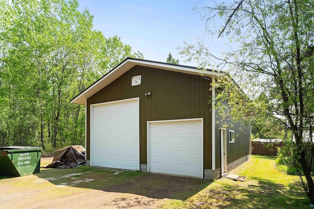 244 E 3rd St, Knife River, MN 55609 - view of detached garage