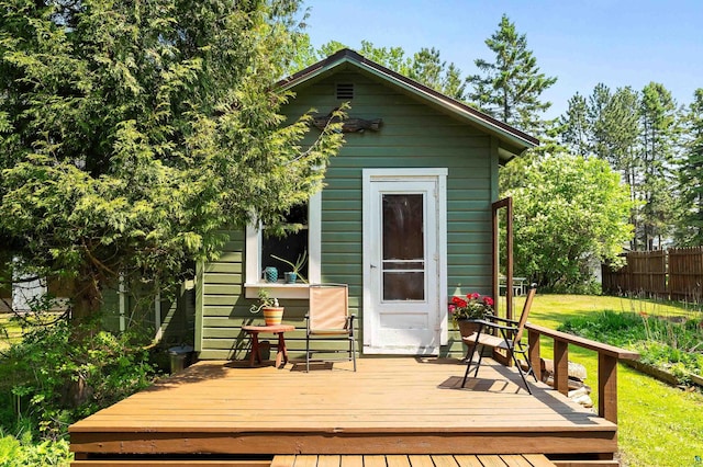 244 E 3rd St, Knife River, MN 55609 - view of deck