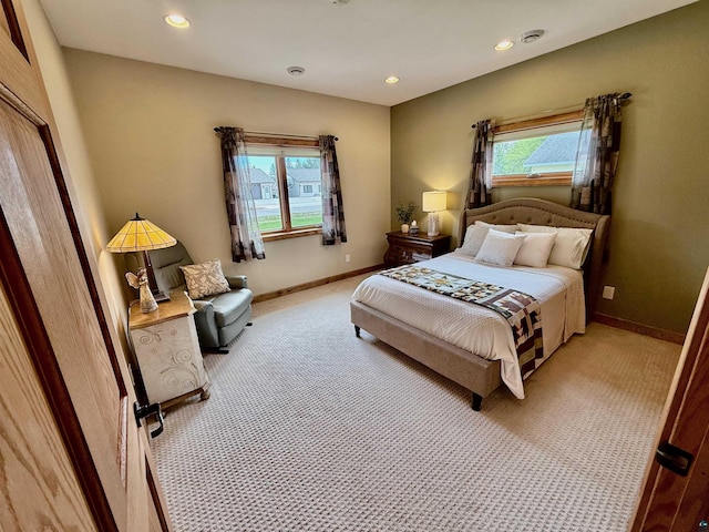 20 Mulberry Ln, Babbitt, MN 55731 - bedroom featuring light colored carpet, recessed lighting, and baseboards