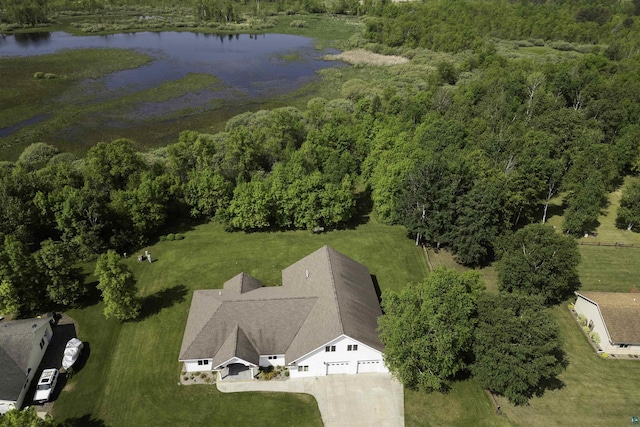 20 Mulberry Ln, Babbitt, MN 55731 - bird's eye view of a large body of water and a heavily wooded area