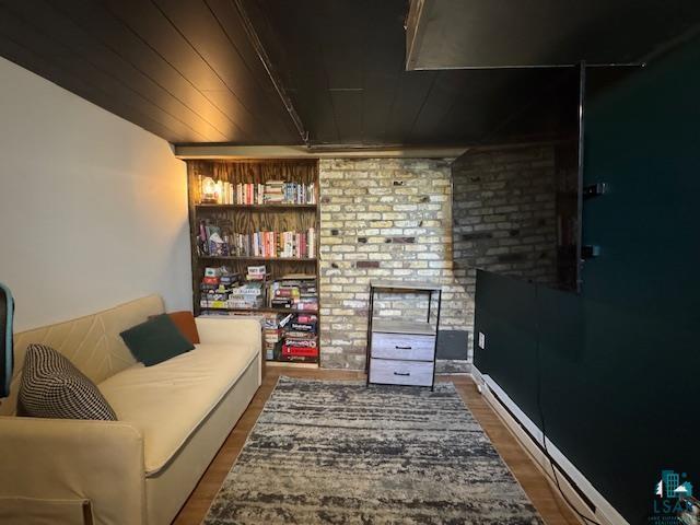 17 S 57th Ave E, Duluth, MN 55804 - living area with wood finished floors and baseboard heating