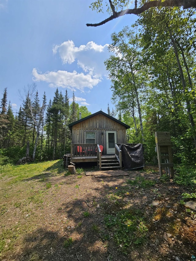839 Loon Rd, Two Harbors, MN 55616 - back of house with a deck