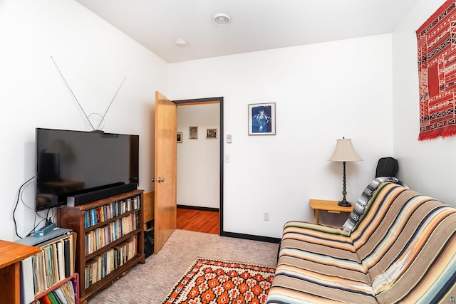 14 W 5th St Unit 1, Duluth, MN 55806 - living area with carpet floors and baseboards