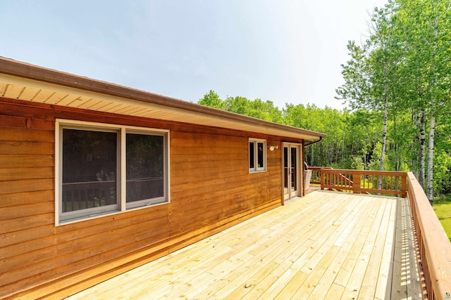 1682 Old N Shore Rd, Duluth, MN 55804 - view of wooden terrace