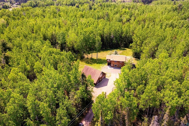 1682 Old N Shore Rd, Duluth, MN 55804 - aerial view of property and surrounding area with a forest
