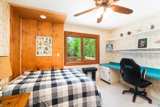 1682 Old N Shore Rd, Duluth, MN 55804 - bedroom featuring light colored carpet and ceiling fan