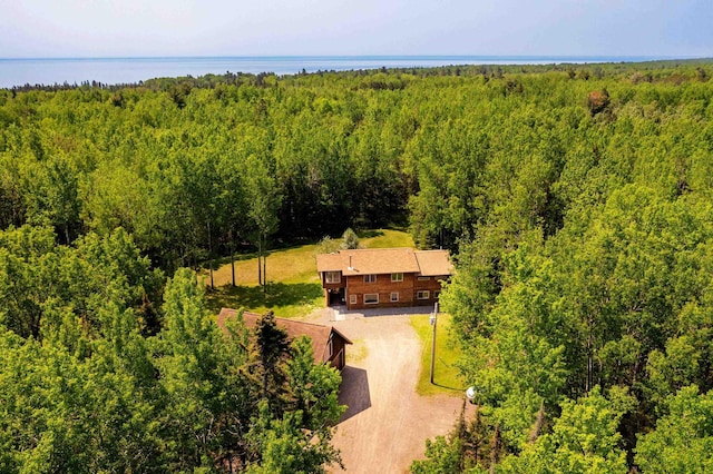1682 Old N Shore Rd, Duluth, MN 55804 - view of subject property with a forest