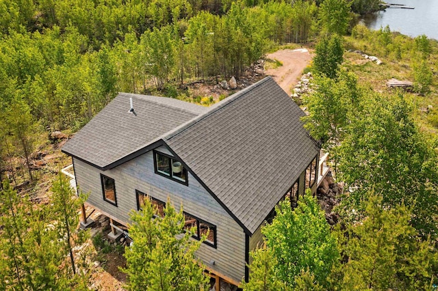 12157 Gunflint Trl, Grand Marais, MN 55604 - view from above of property with a large body of water