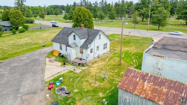 421 Main St S, Aurora, MN 55705 - view from above of property