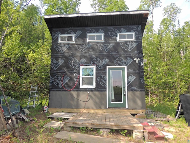3X Skye Rdg, Grand Marais, MN 55604 - rear view of property