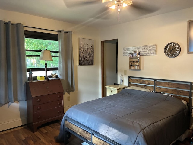 722 8th St S, Virginia, MN 55792 - bedroom featuring wood finished floors and ceiling fan