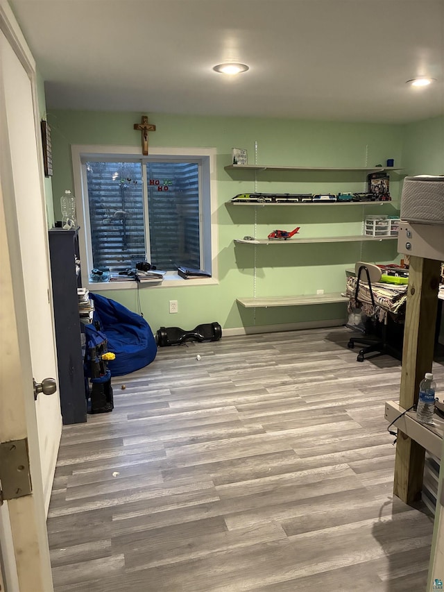 722 8th St S, Virginia, MN 55792 - bedroom with wood finished floors and recessed lighting